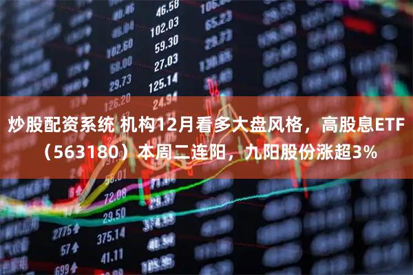 炒股配资系统 机构12月看多大盘风格，高股息ETF（563180）本周二连阳，九阳股份涨超3%